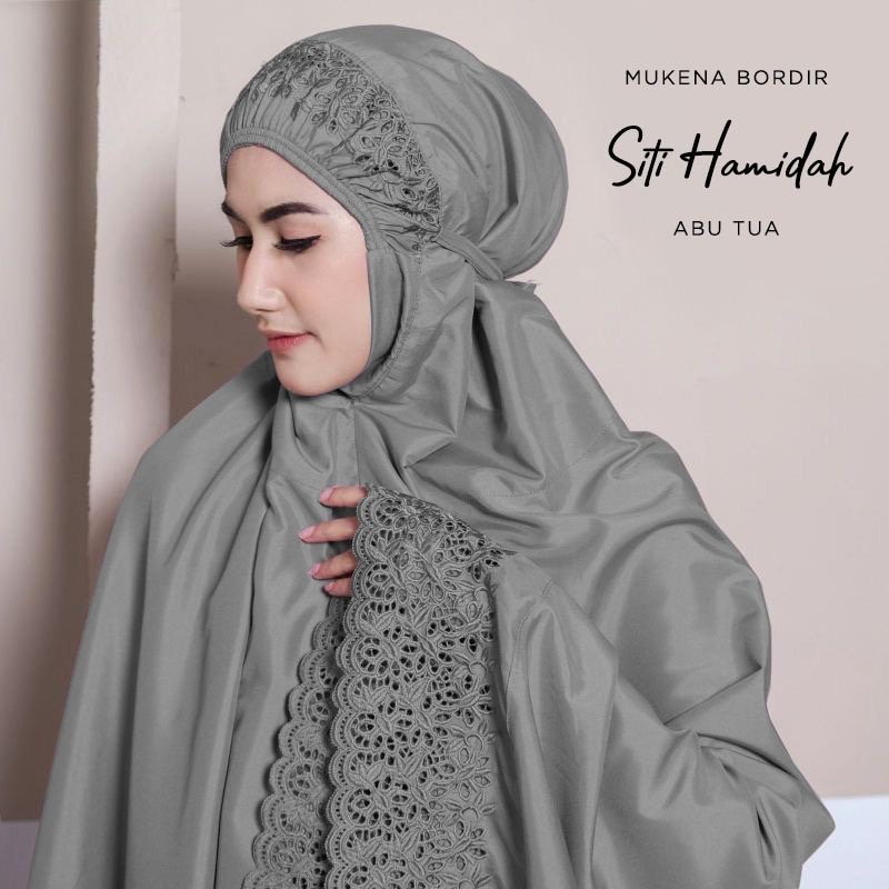 Mukena Siti Khadijah Adult Jumbo Plain / Mukena Siti Hamidah / Premium Cotton Mukena