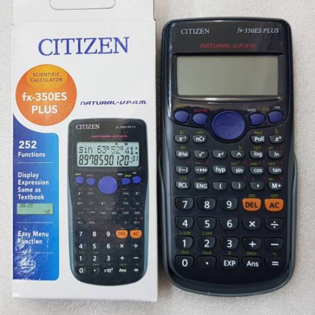 kalkulator ilmiah kalkulator casio fx 350 es plus