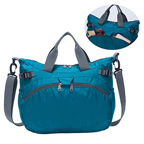 BLACK Aveler 20L Unisex Multifunctional Crossbody Bag Water Resistance Messenger Shoulder Bag with straps and handheld