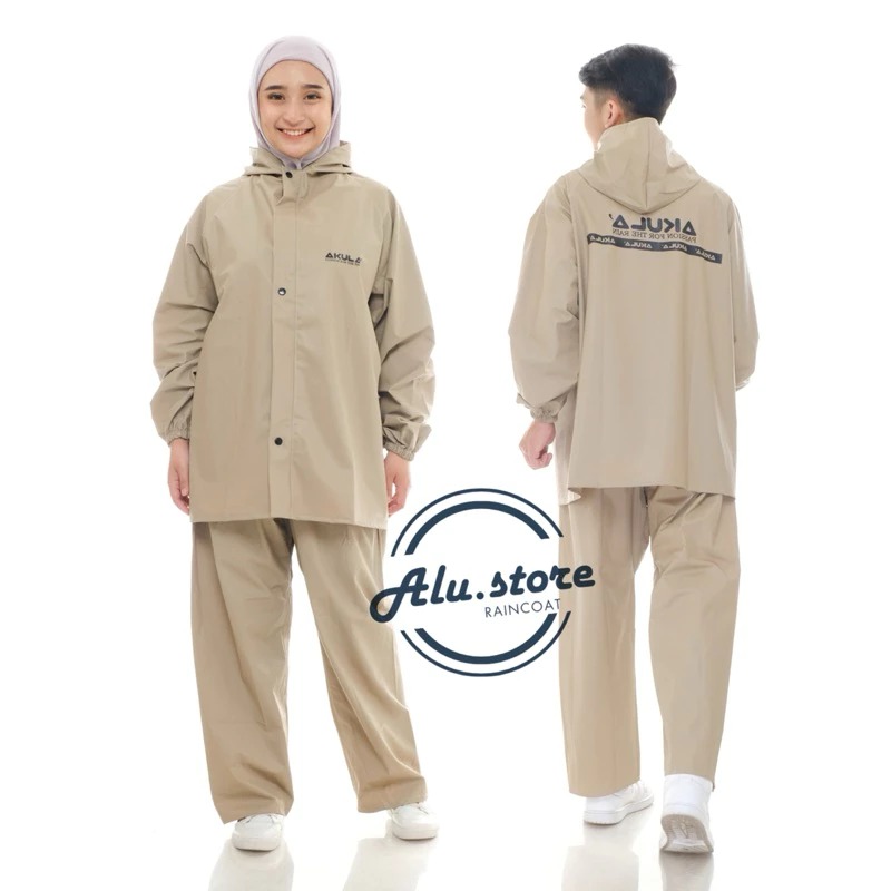BIG SALE!! Best Adult men women raincoat Akula raincoat waterproof PVC material Harga 1,000 rupiah*Gratis Ongkir