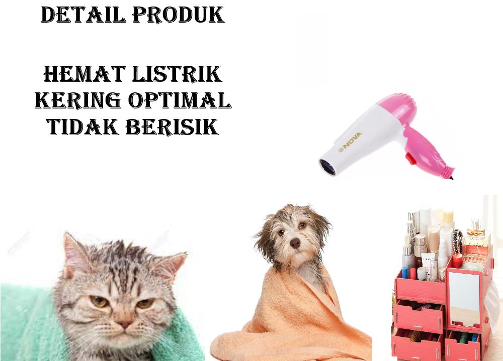 HAIR DRYER HEWAN - PENGERING BULU KUCING ANJING SEHABIS- hemat listrik - lapakpejuang