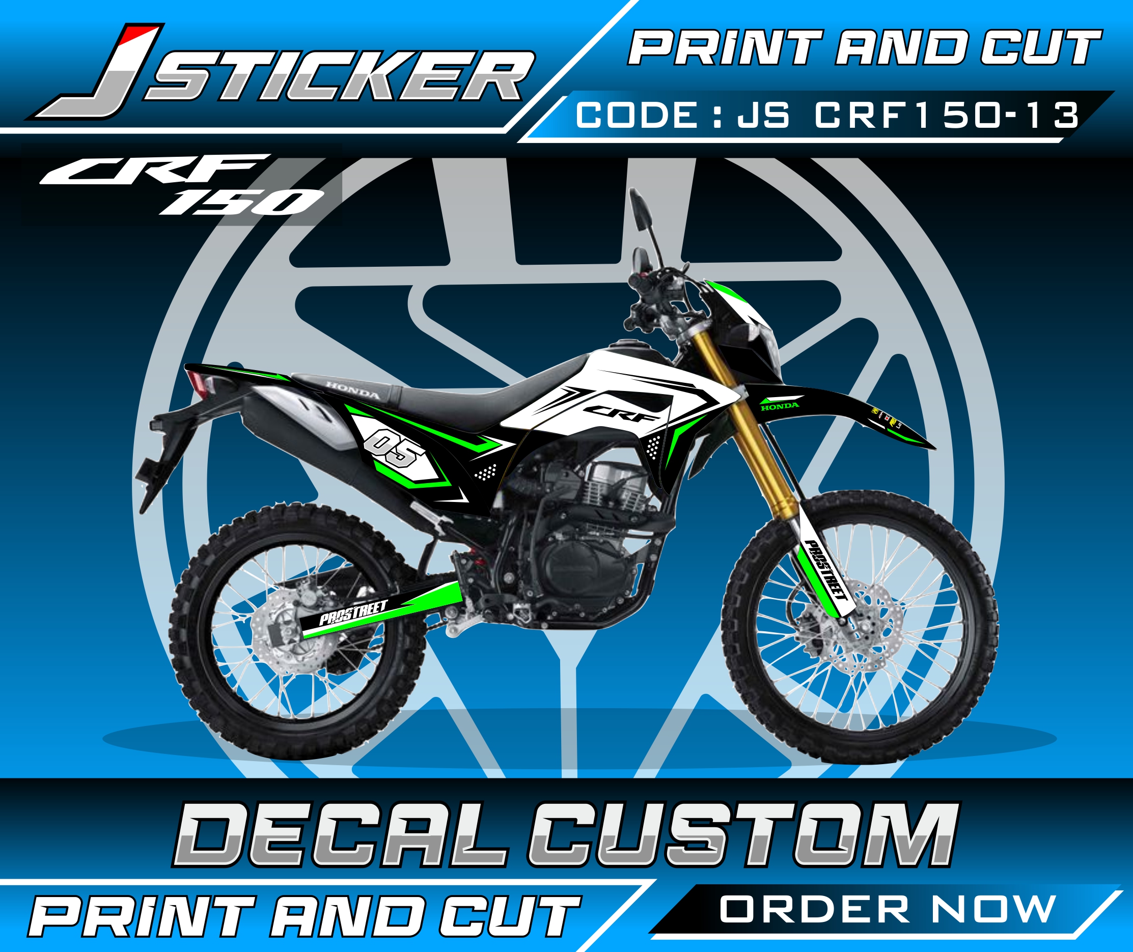 decal printing full body custom nama, warna Harga 2,500,000 rupiah*Gratis Ongkir