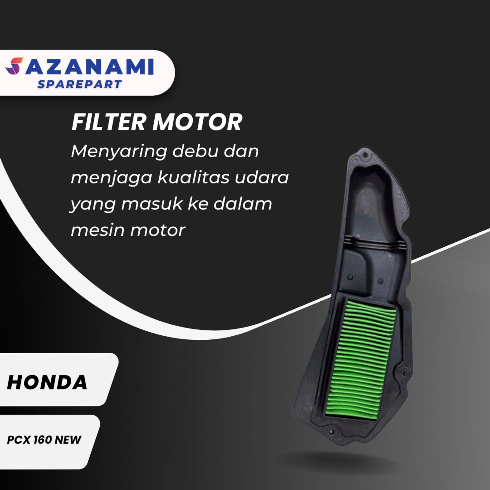 Honda Pcx 160 Motorcycle Air Filter Green Air Filter Harga 29,999 rupiah*Gratis Ongkir