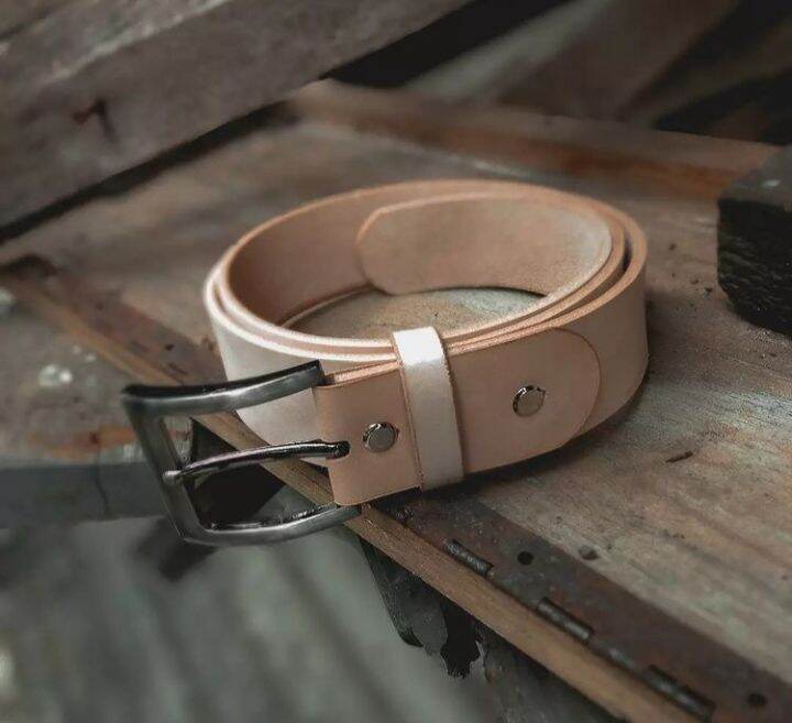 vegetable tanned belt