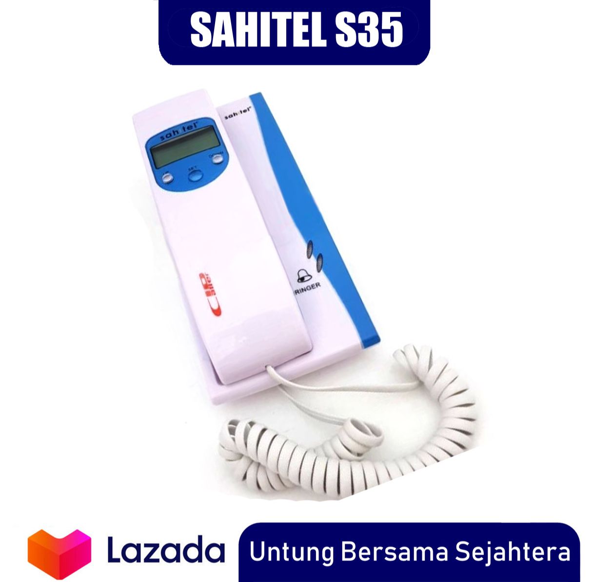 Telepon kabel sahitel S35 Harga 220,000 rupiah*Gratis Ongkir