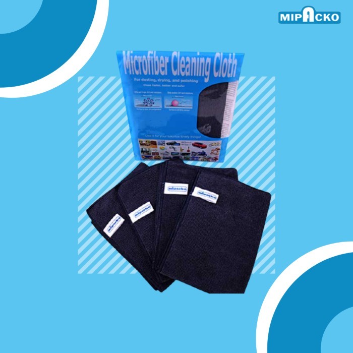 Lap Otomotif Microfiber Mipacko Polishing Detailing Halus Lembut Murah Motor Mobil Kaca Spion Komputer Laptop Smartphone Handphone LCD LED Monitor TV Televisi Cermin Jendela Panci Piring Gelas Dapur Kamar Mandi Toilet Meja Lantai Furniture Lemari Otomotif Harga 26,700 rupiah*Gratis Ongkir