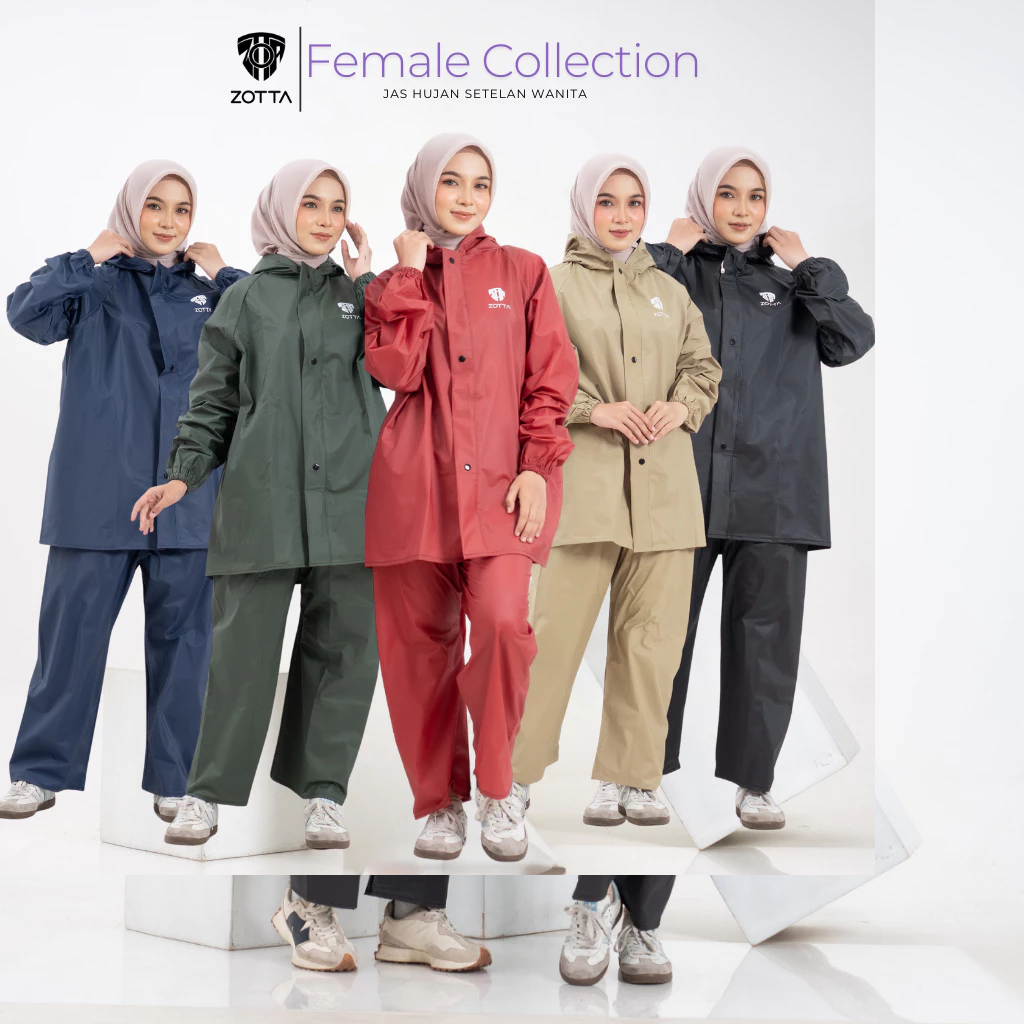 Zotta adult women raincoat PVC material raincoat tops Harga 99,000 rupiah*Gratis Ongkir