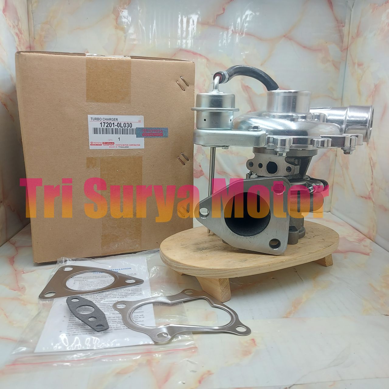 TURBO CHARGER TURBO CAS KOMPLIT PNP INNOVA DIESEL/FORTUNER DIESEL 2KD 2011-2015 17201-0L030 ORI Harga 2,650,000 rupiah*Gratis Ongkir