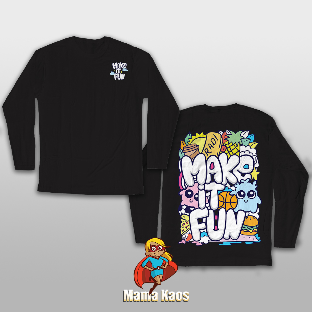 MAMAKAOS / Kaos Distro Lengan Panjang 