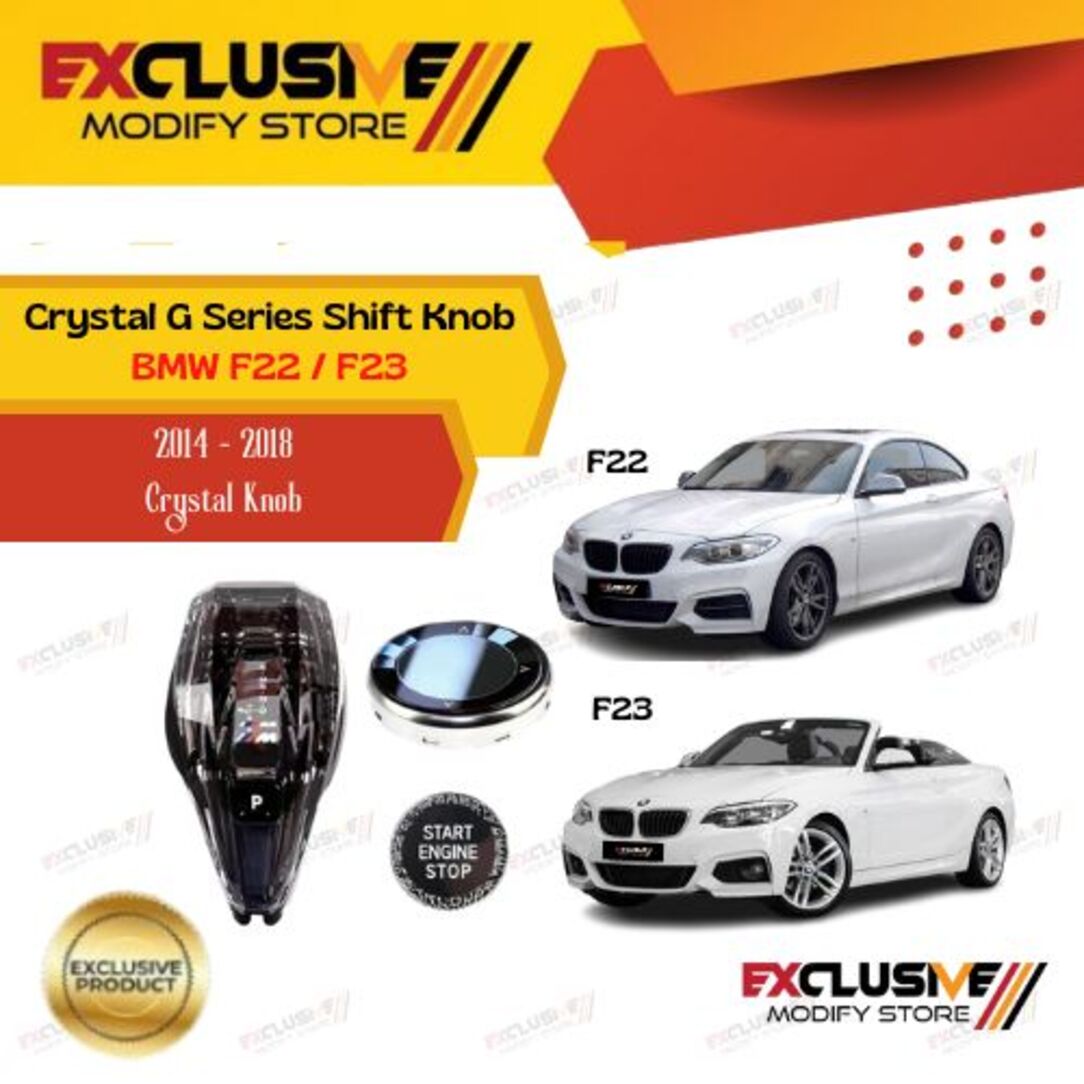 Vstar crystal gear shift knob (RHD) for BMW F22 / F23 pcs2019 Harga 3,850,000 rupiah*Gratis Ongkir