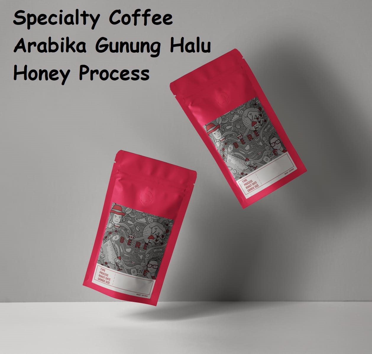 Specialty Coffee Arabika Gunung Halu Honey Strawberry Indonesia 250 GRAM Biji Kopi Bubuk Coffee Beans…