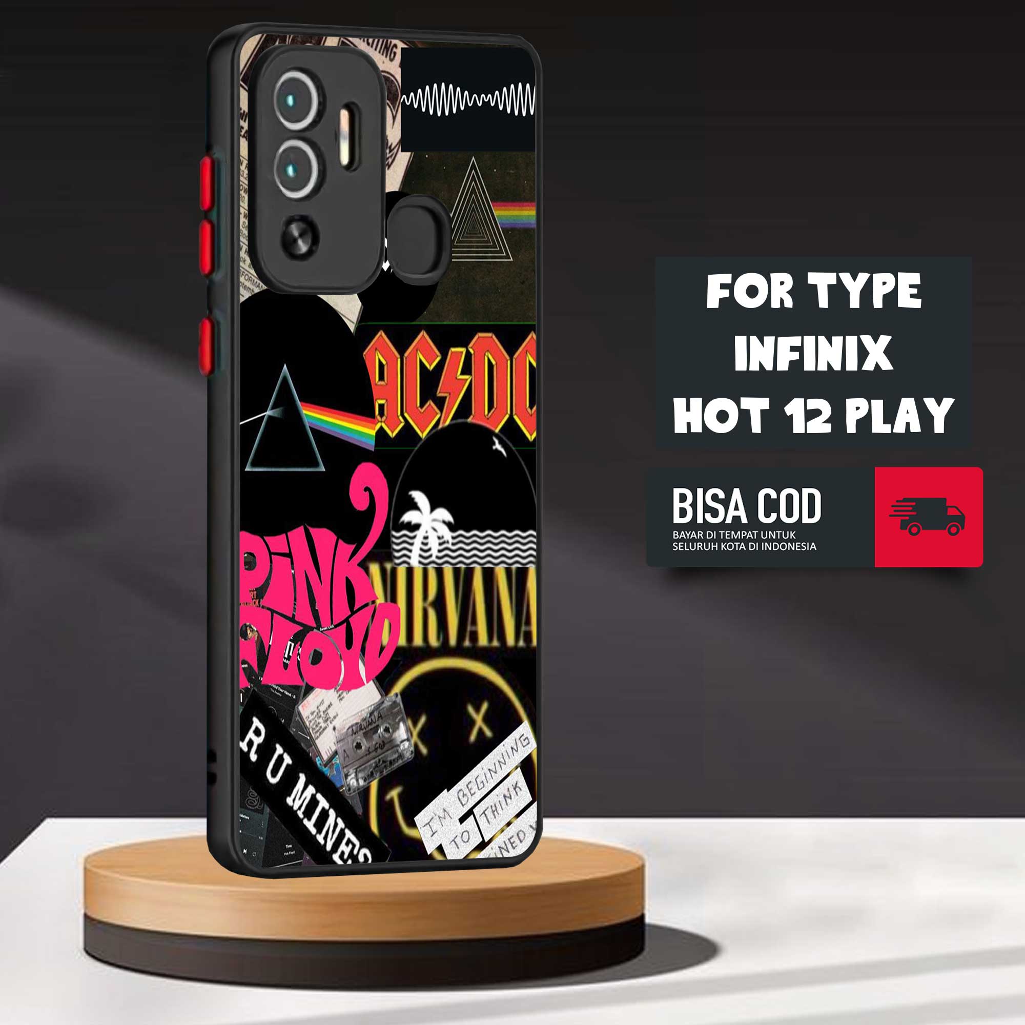 Gool Custom Case INFINIX HOT 12 PLAY Softcase Dove Infinix Hot