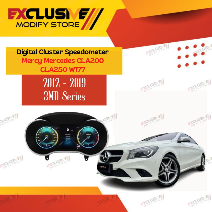 Digital cluster speedometer Mercy Mercedes cla200 CLA250 W177 (2012 - 2019) IC Digital 3MD series Harga 17,500,000 rupiah*Gratis Ongkir