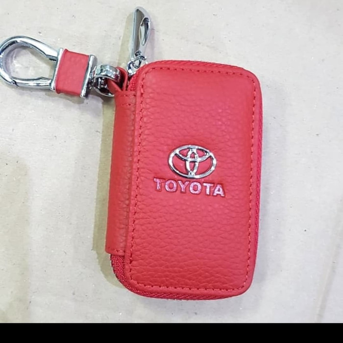 DOMPET STNK MOBIL TOYOTA MERAH BAHAN KULIT DAN TEBAL Harga 55,000 rupiah*Gratis Ongkir