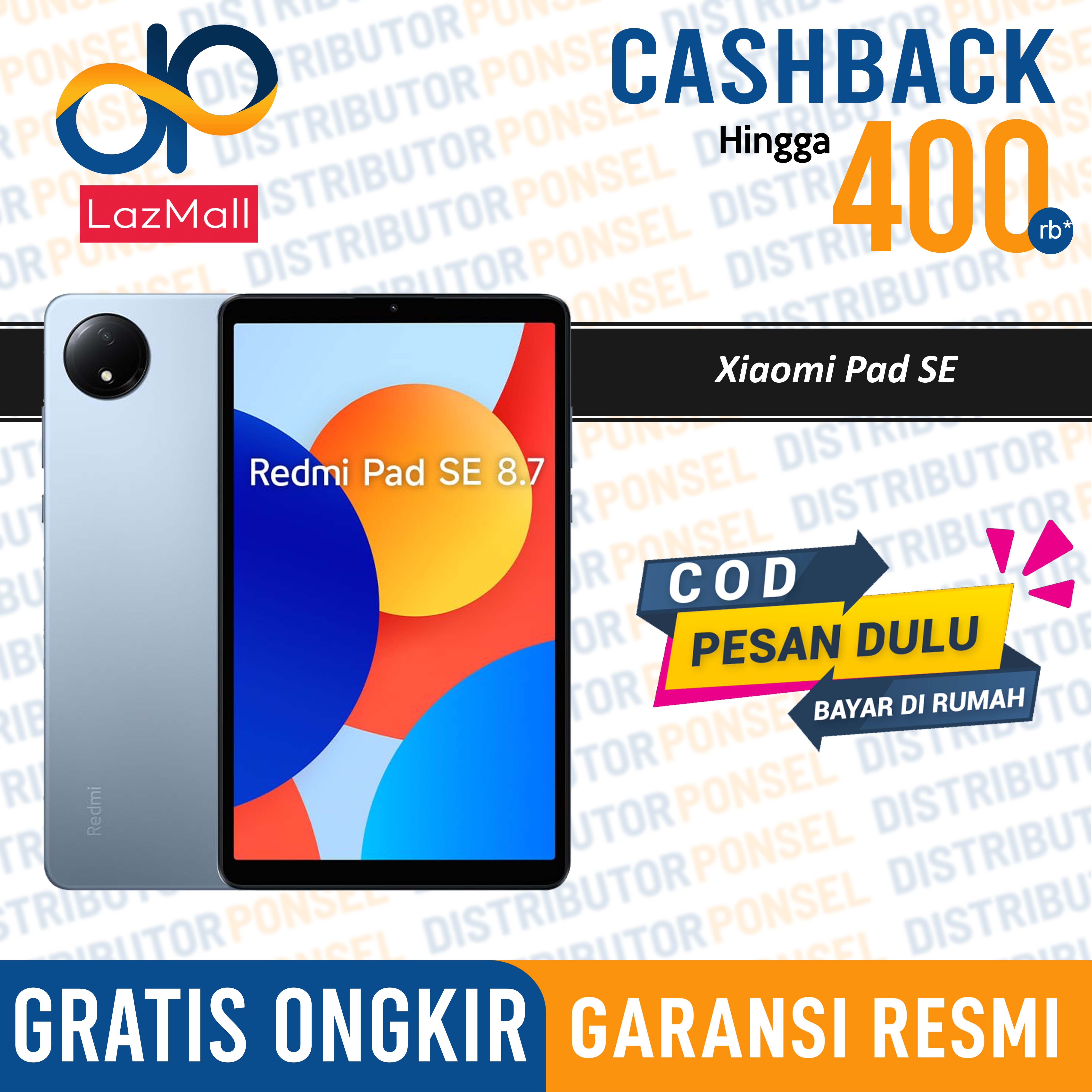Xiaomi Redmi Pad SE 8.7" - 11" Inch 4/128GB - Redmi Pad Se Garansi Resmi Xiaomi 1 Tahun Harga  1,642,000 Ringgit*Penghantaran Percuma