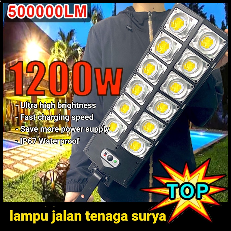 Harga lampu hias	 1500W Lampu Taman Outdoor 3 Modes Lampu Jalan Tenaga Surya Ip67 Anti Air 0 Tagihan Listrik Lampu Ten 	