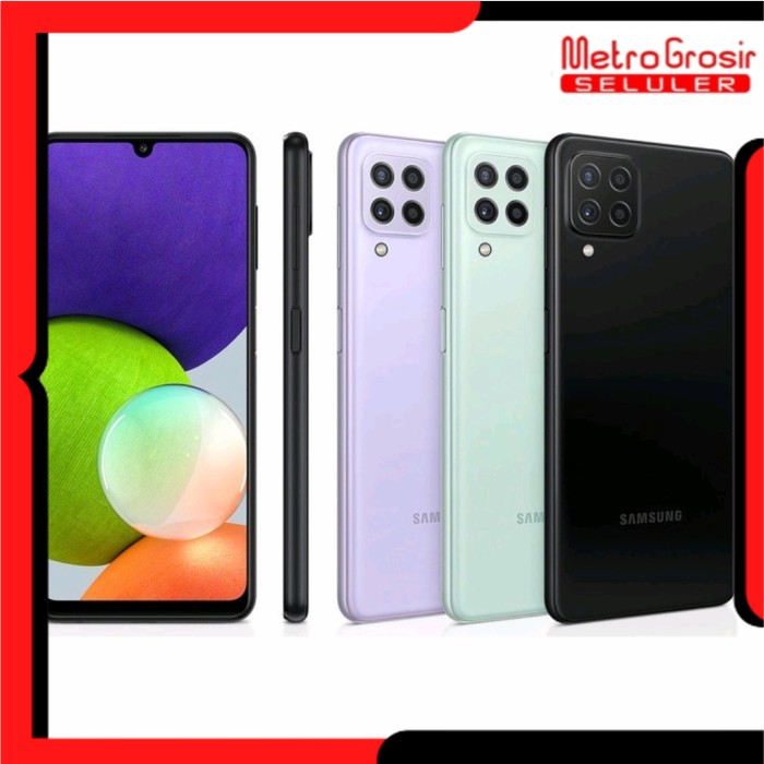SAMSUNG GALAXY A22 LTE RAM 6GB ROM 128GB GARANSI RESMI Harga  2,980,000 Ringgit*Penghantaran Percuma