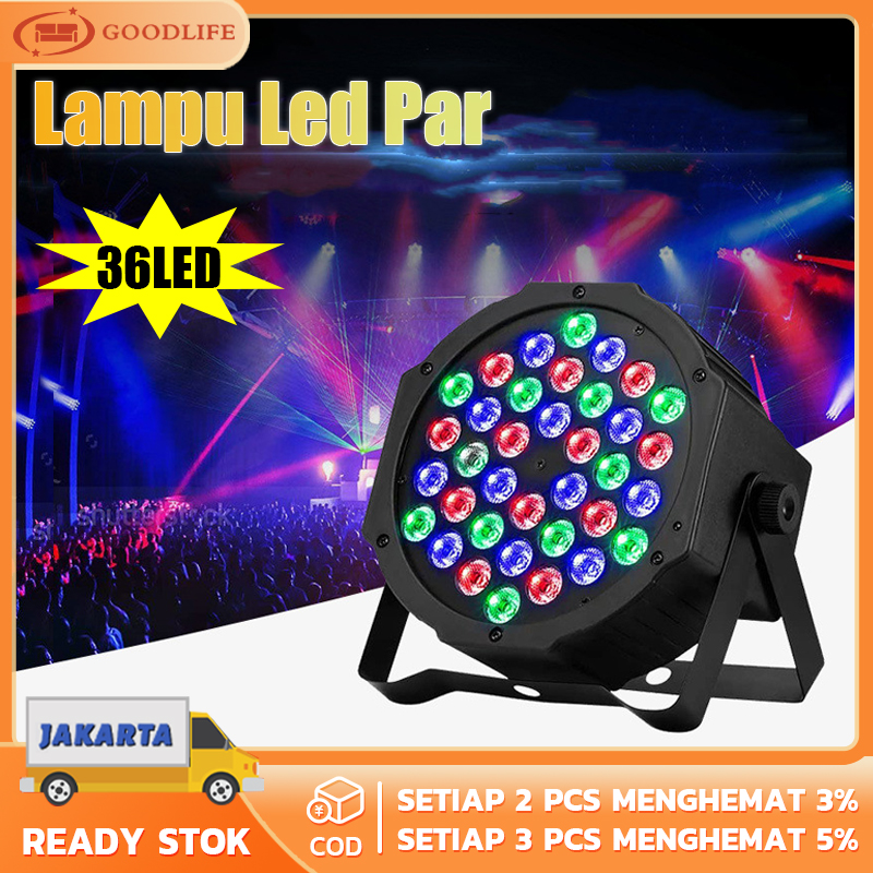 Harga lampu hias	 Dikirim Dari Jakartalampu Sorot Panggung Led Par 36 Rgb Cahaya Disco Warna Warni 36W Watt/Lampu Led  	