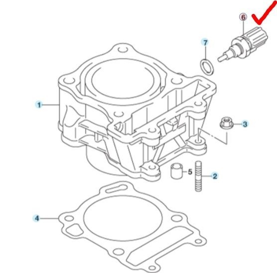 Temperature Sensor Suzuki Satria FU FI Injection 2016 - 2021 GSX 150 Bandit Original SGP Harga  560,000 Ringgit*Penghantaran Percuma