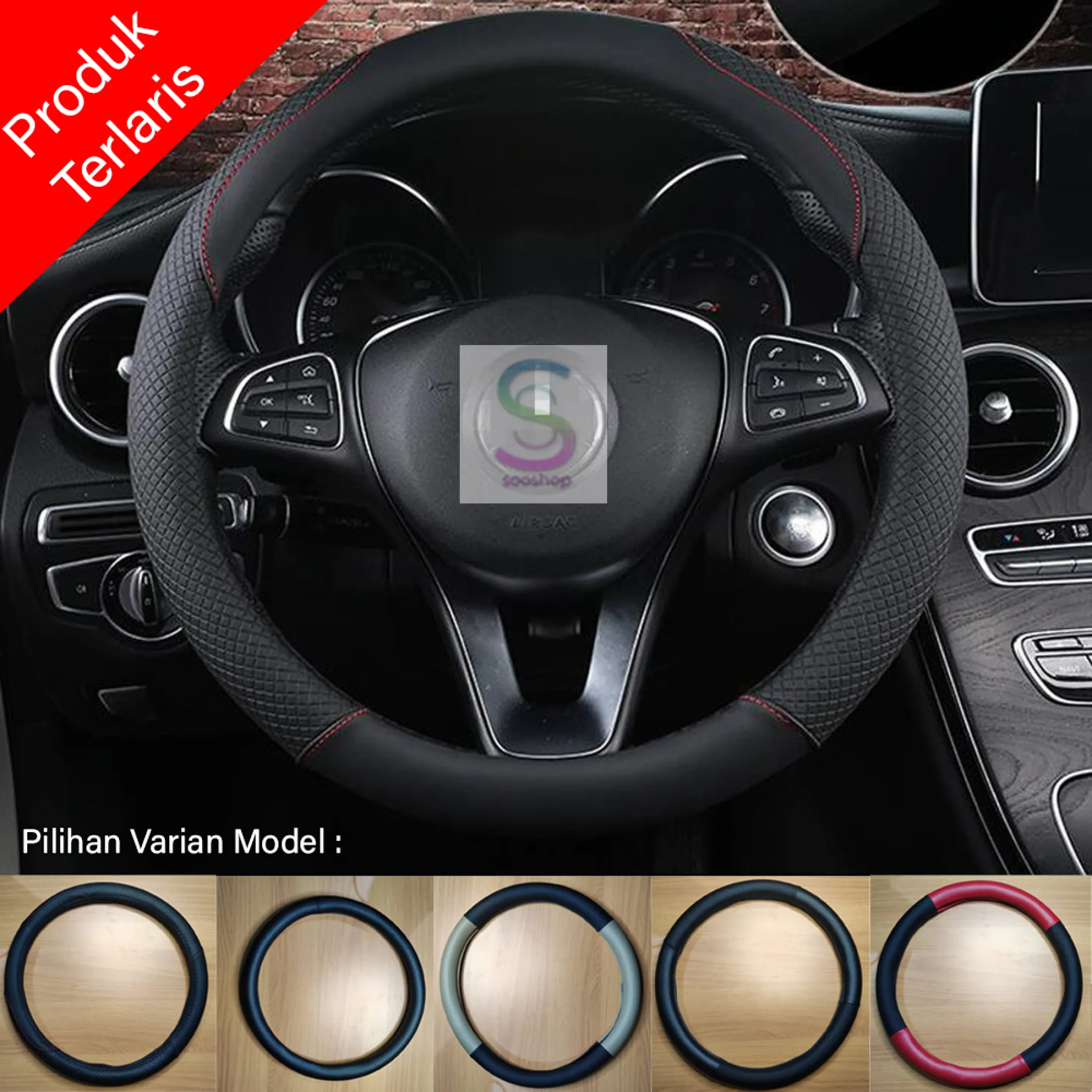 Sarung Stir Mobil Cover Setir Mobil Agya Avanza Ayla Kijang Toyota Xenia Mobil Kulit 37 38cm Lazada Indonesia