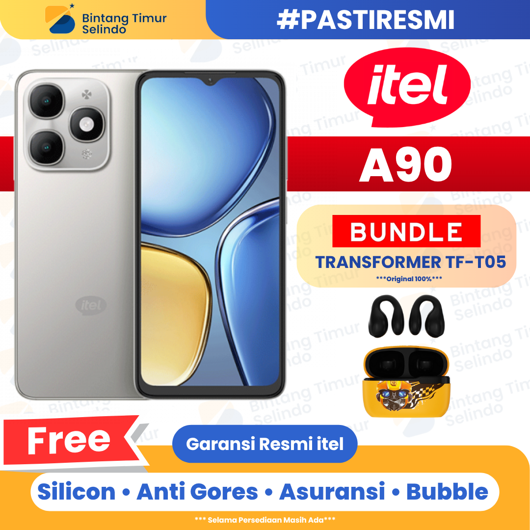 Itel A90 4/64GB 4/128GB & 4/256GB - Garansi Resmi 1 Tahun Harga  1,050,000 Ringgit*Penghantaran Percuma