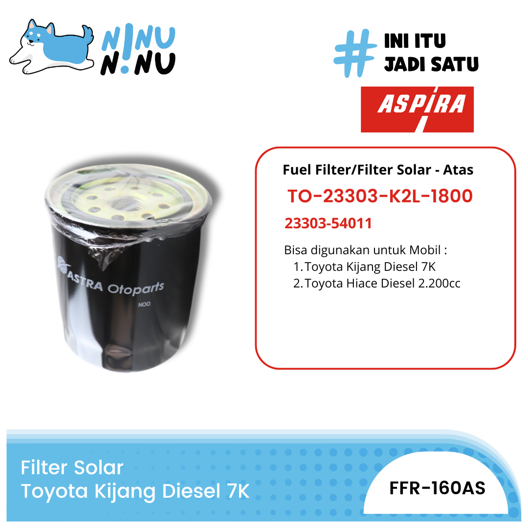 Fuel Filter Toyota Kijang Diesel Aspira Harga 33,250 rupiah*Gratis Ongkir