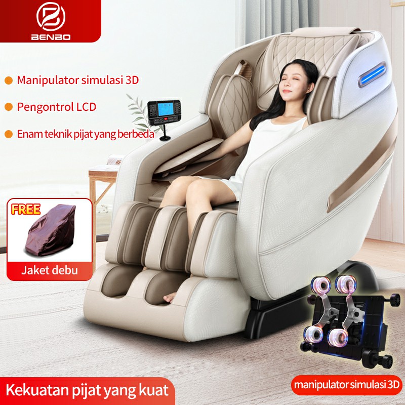 BENBO Kursi pijat rumah seluruh tubuh bahu serviks kecil dan ruang pinggang kabin mewah sofa listrik kโฆ