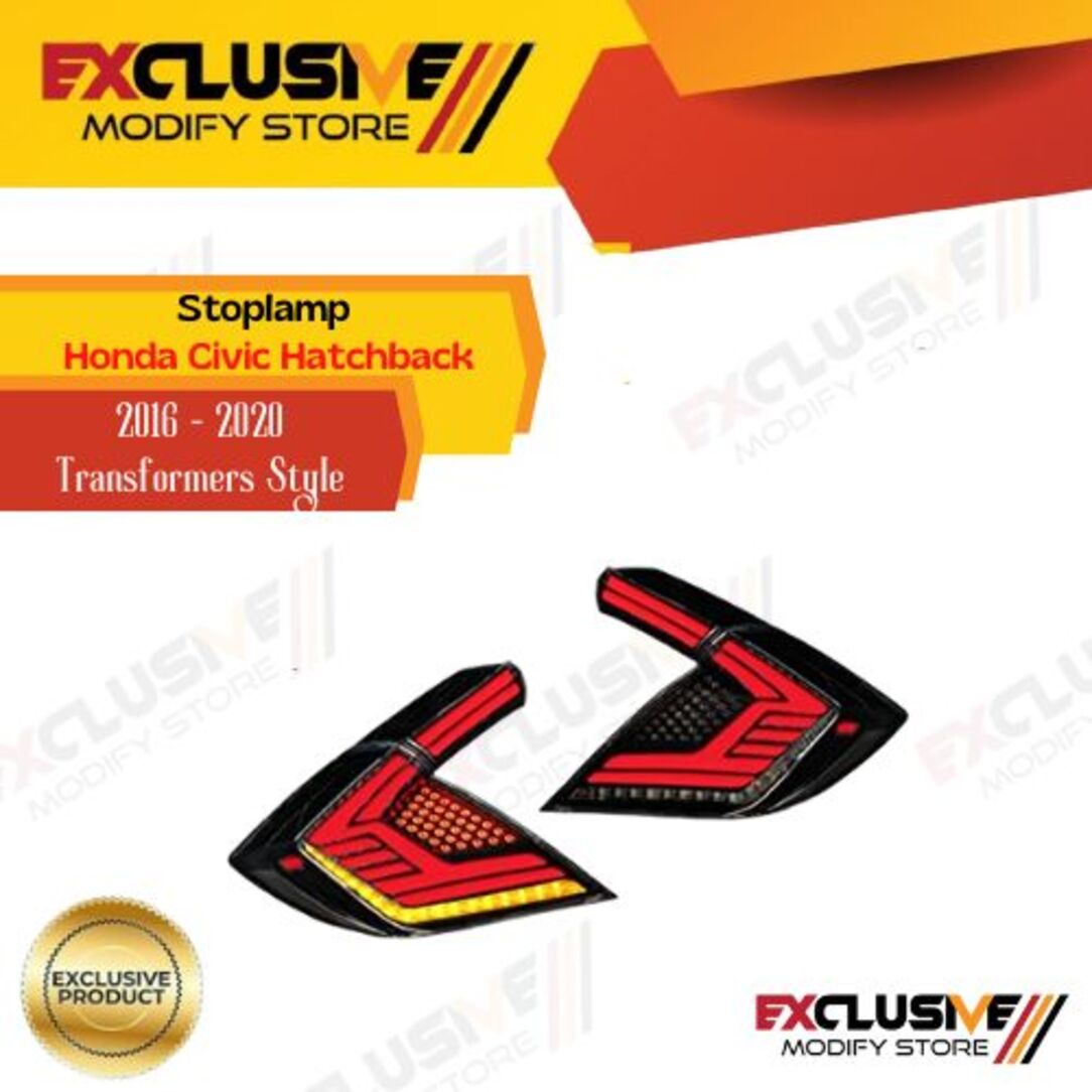 Stoplamp Honda Civic turbo hatchback fk7/FK8 V6 2016-2020 Harga 4,000,000 rupiah*Gratis Ongkir