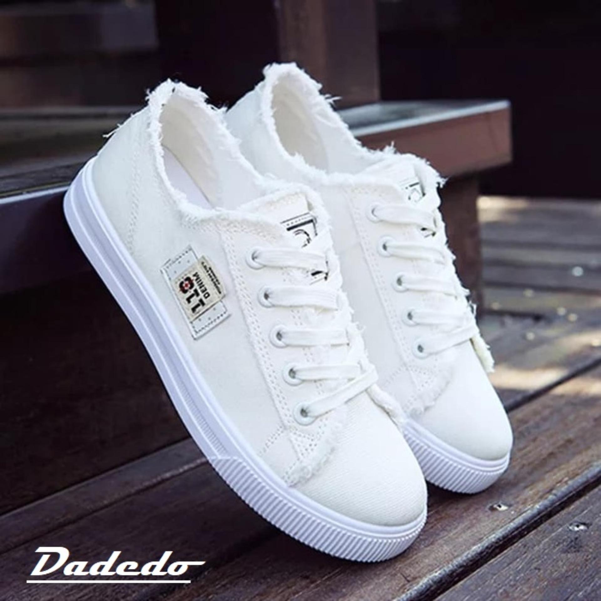 Sepatu Wanita Kets DENIM PUTIH foxing G2