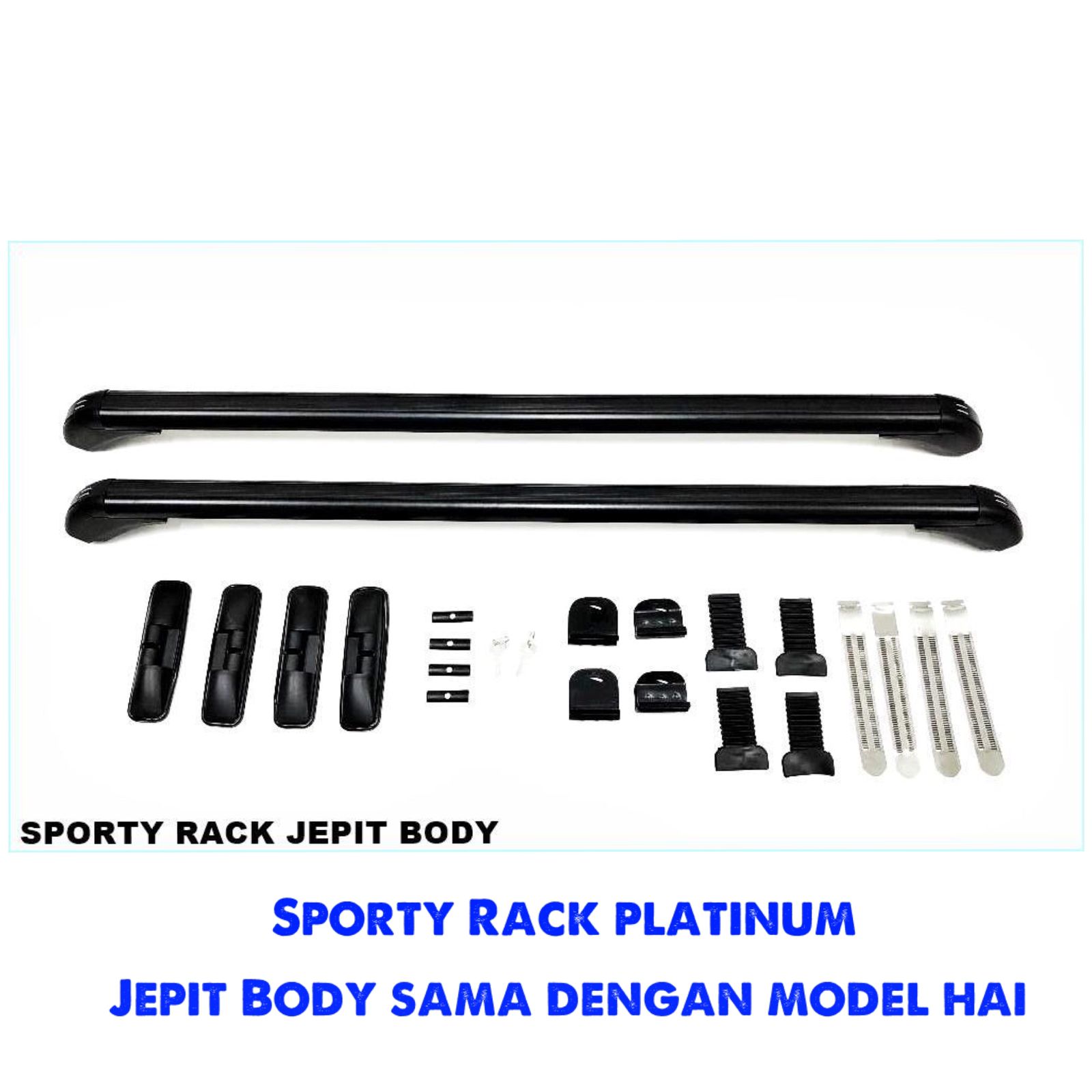 Promo-cross bar/foot rack model clasps body (without roof rail) universal special cars that no roof Harga 600,000 Ringgit*Penghantaran Percuma