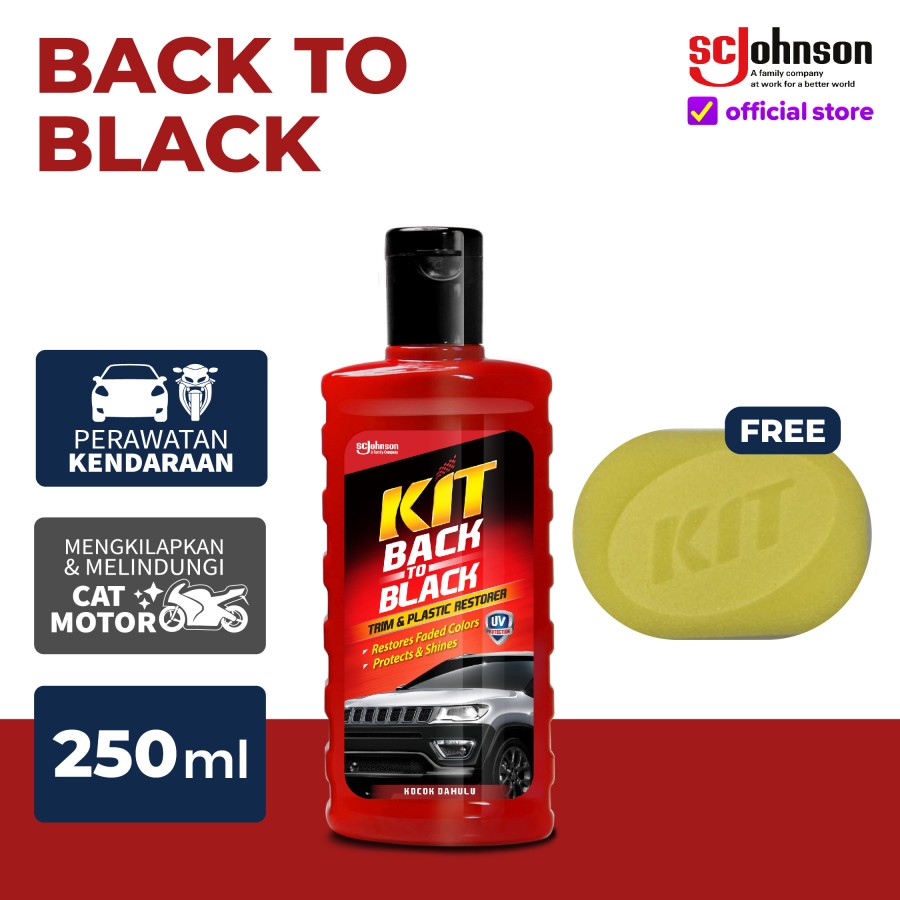 [FREE SPONGE] Kit Back to Black 250ml Harga 69,979 Ringgit*Penghantaran Percuma