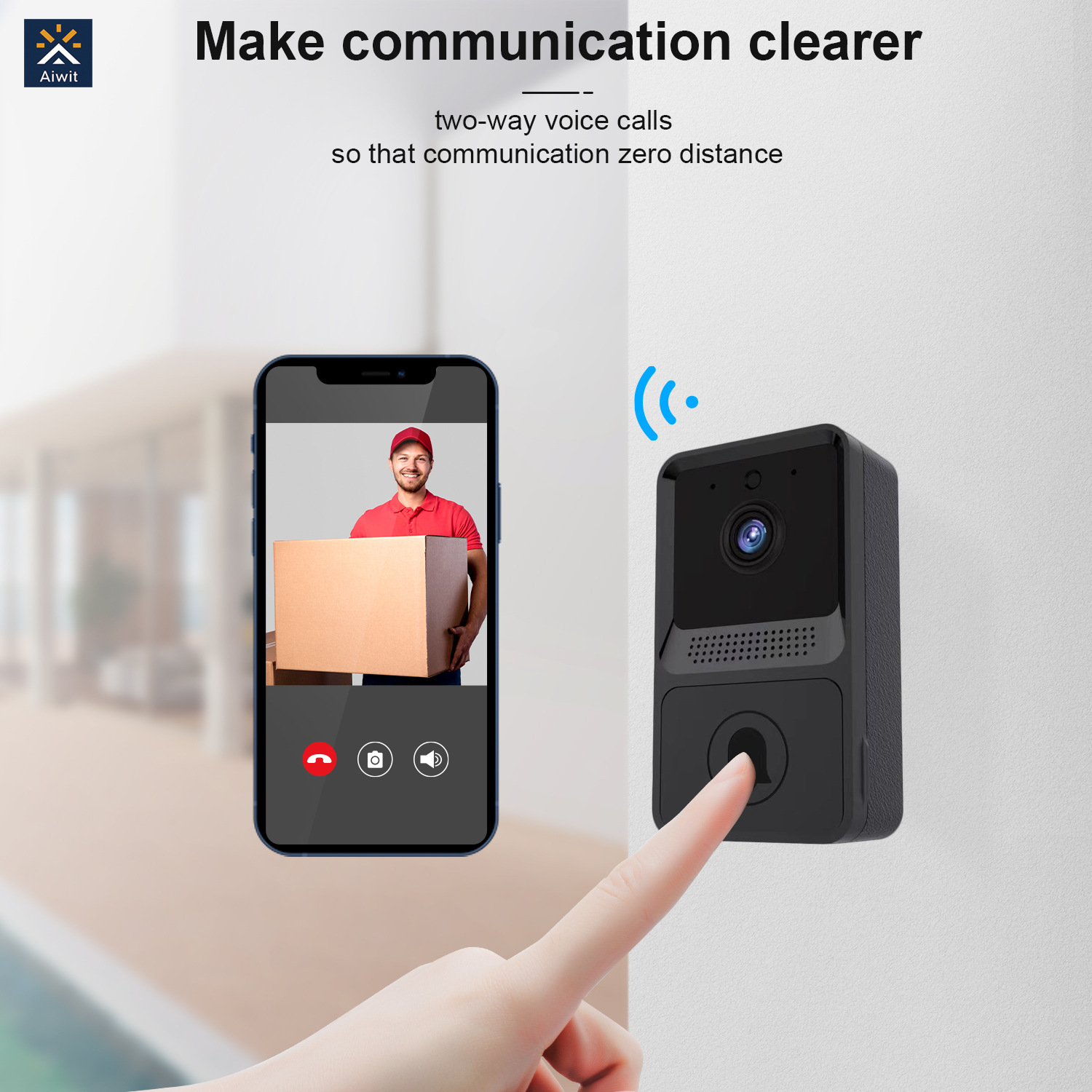 wireless outdoor doorbell camera