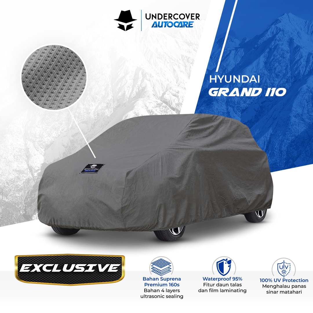 Undercover Autocare - Cover Mobil Hyundai Grand i10 Exclusive Harga 1,103,000 rupiah*Gratis Ongkir