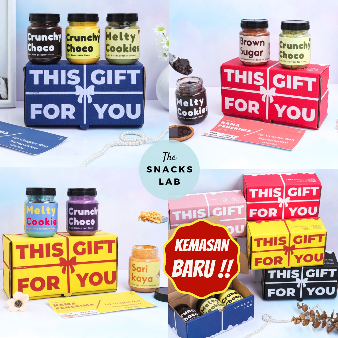 HAMPERS CRUNCHY CHOCO JAR by SnackLab hadiah box Souvenir Parcel/ Ulang Tahun Birthday Wisuda pernikahan