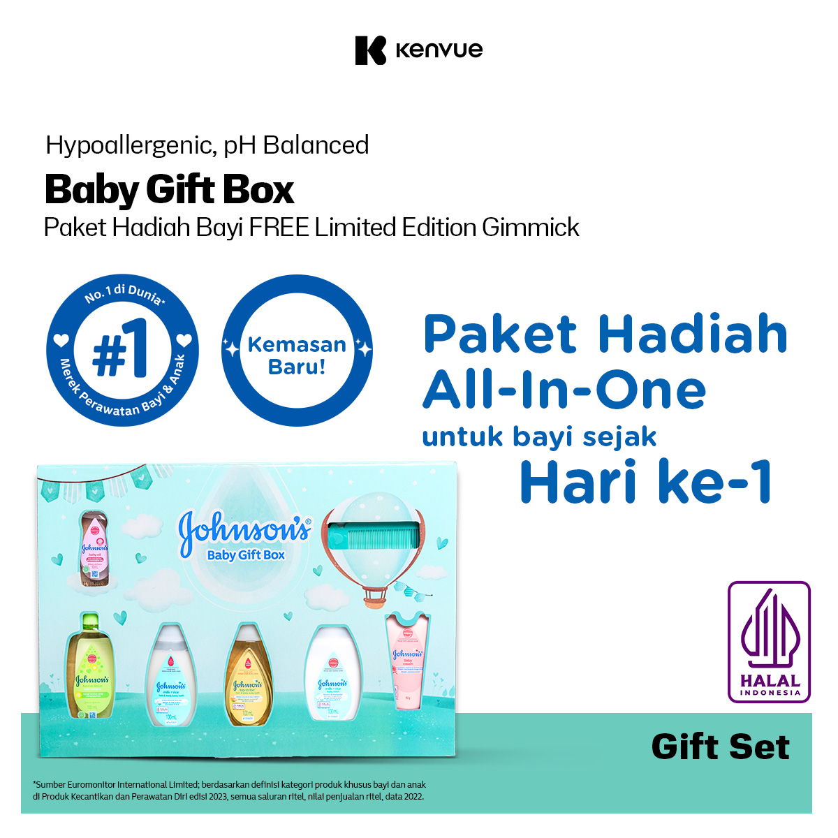 Johnson's Baby hadiah box / Baby Hampers Package