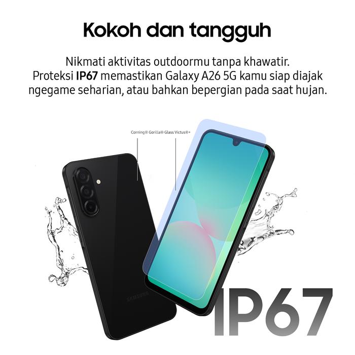 Cheap Samsung Galaxy A26 5g [8/256] - Galaxy Ai | Ai Smartphone | 5000Mah Battery Harga 3,600,000 rupiah*Gratis Ongkir