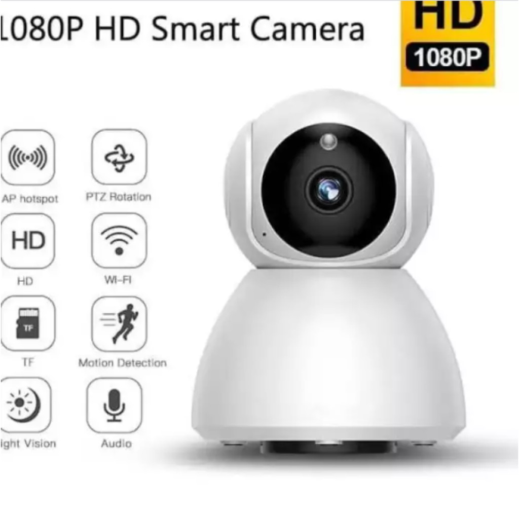 	 Luckycell Cctv Ip Camera Snowman Wifi Q7S Kamera Cctv Snowman Q7S 5Mp Full Hd 1080P Wireless 	