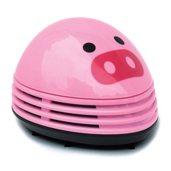 Gambar chechang Electric Desktop Vacuum Cleaner Mini Dust Cleaner Pink PigPrints Design   intl