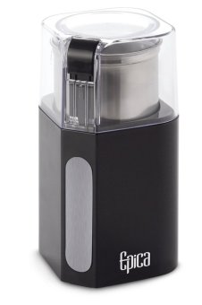 Gambar Epica Electric Coffee Grinder   Spice Grinder  Stainless SteelBlades and Removable Grinding Cup for Easy Pouring  Strongest Motoron the Market 250 Watt For Fastest and Most Efficient Grinding