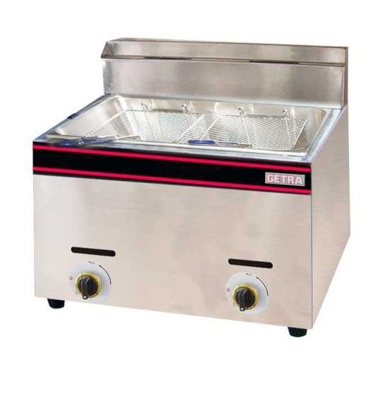 Getra gf-73 Gas Deep Fryer Kapasitas 10 Liter 1 Tank - Silver