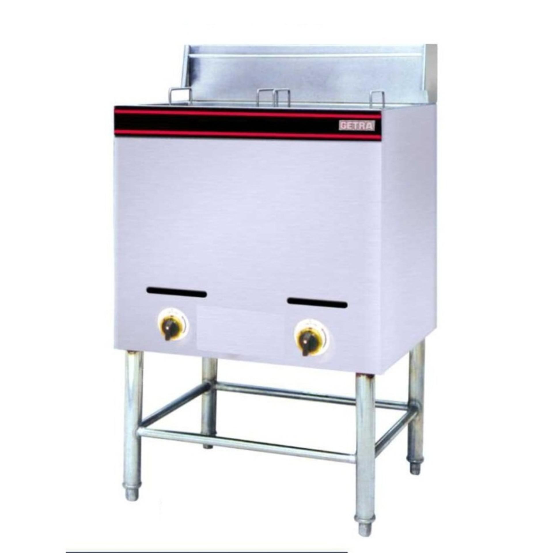 Getra Gf-74 Kompor Untuk Menggoreng Kentang,Steik,Ayam dll ( Gas Deep Fryer) Silver