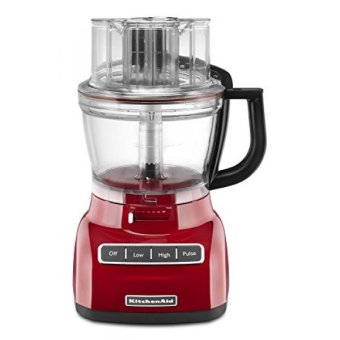 Gambar GPL  KitchenAid KFP1322ER 13 Cup Food Processor with Exact SliceSystem, Empire Red ship from USA   intl