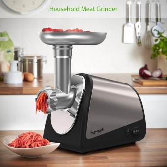 Homgeek 220-240V 1200W 1.608HP Electric Meat Grinder Heavy Duty Household & Commercial Sausage Maker Meats Mincer Food Grinding Mincing Machine With 3 Blades 1 Sausage Maker Tool - intl
