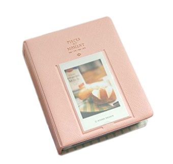 Gambar iooiopo 65 Pocket PU Cover Frame Front Design Album Photo(Pink)  intl
