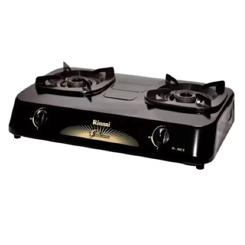 image:                  Kompor Gas 2 Tungku RINNAI RI 302 S                              