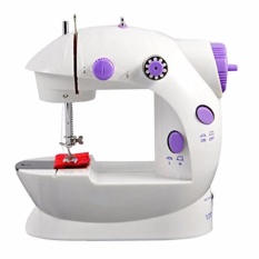 Mini Sewing Machine 4IN1 Portable SM-202A/ Mesin Jahit 4IN1 Mini - Putih