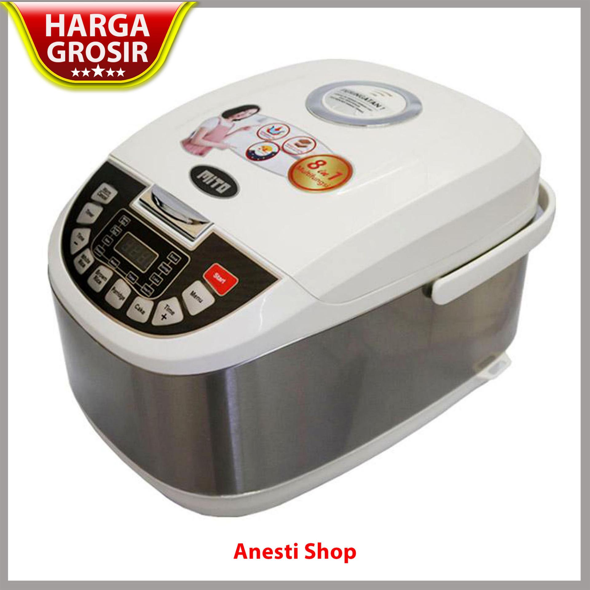 Mito R5 Digital Magic Com Rice Cooker 8 in 1 - Kap 2 L - Silver