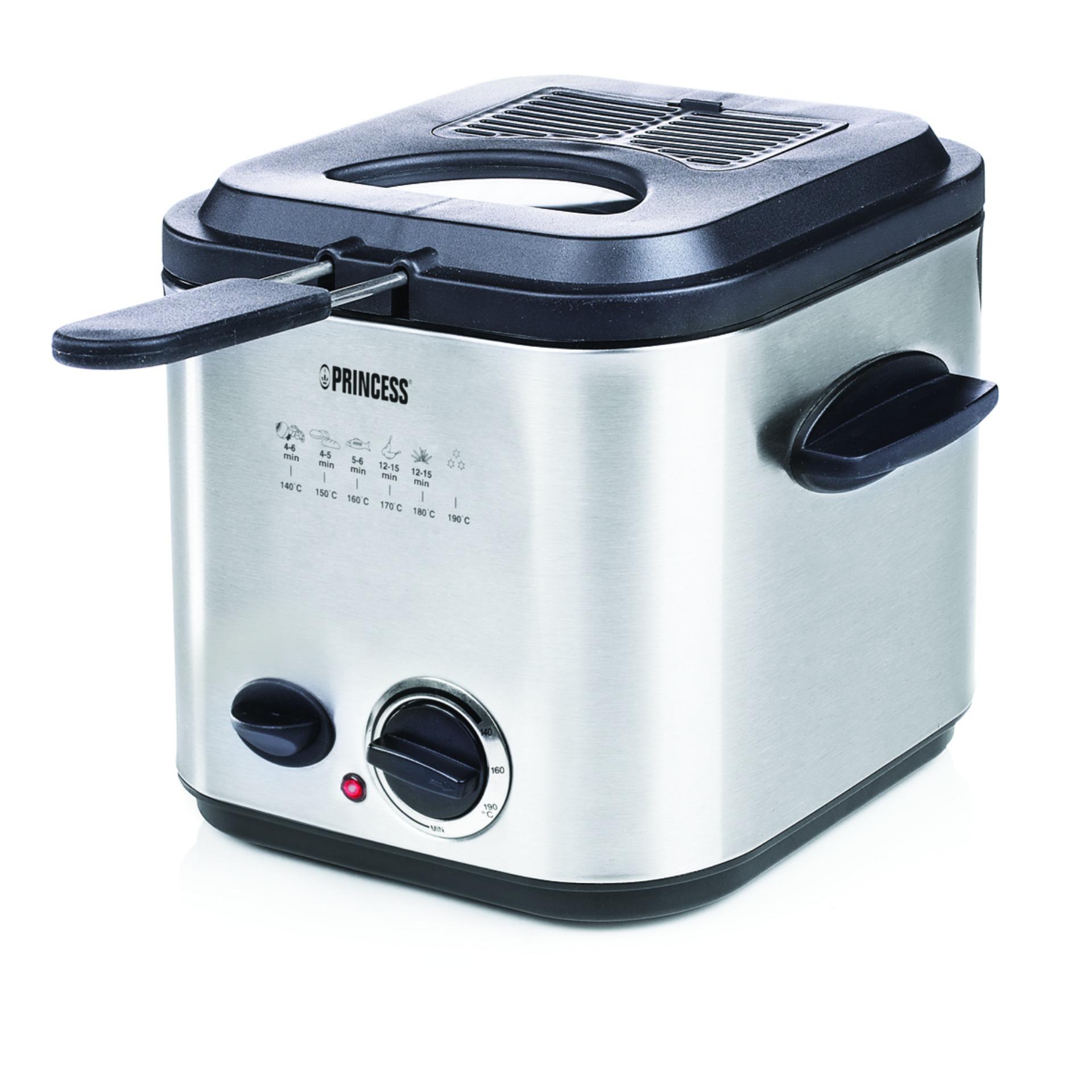 Princess Classic Mini Fryer & Fondue Silver 182611