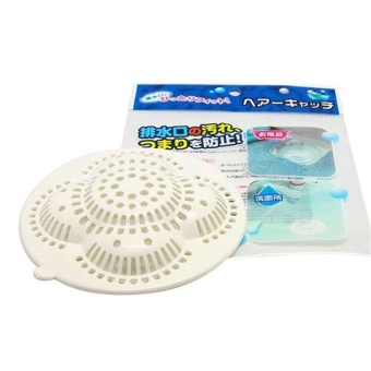 Gambar robxug Disposable Hair Strainer Shower Drain Hair StopperTrap,White   intl