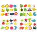 Gambar rooroom Lovely Baby Toy Wooden Cartoon Refrigerator Magnets ForChildren (Random Color,Set Of 12)